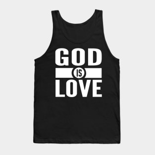 God Is Love Bible Scripture Verse Christian Tank Top